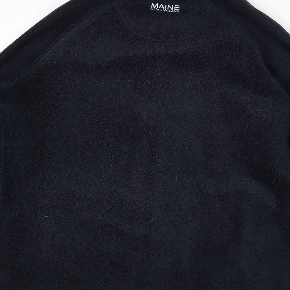Maine New England Womens Blue Jacket Size 10 Zip