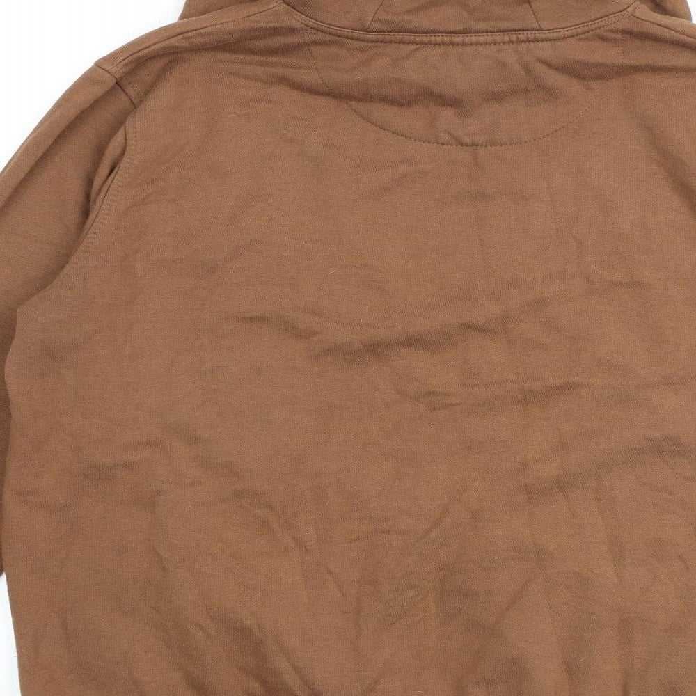 Burton Mens Brown Cotton Pullover Hoodie Size L