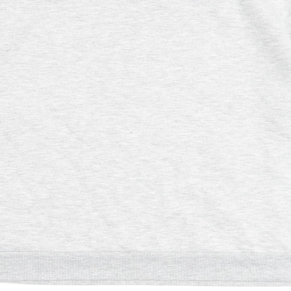 Warehouse Womens Grey Cotton Pullover Sweatshirt Size M Pullover