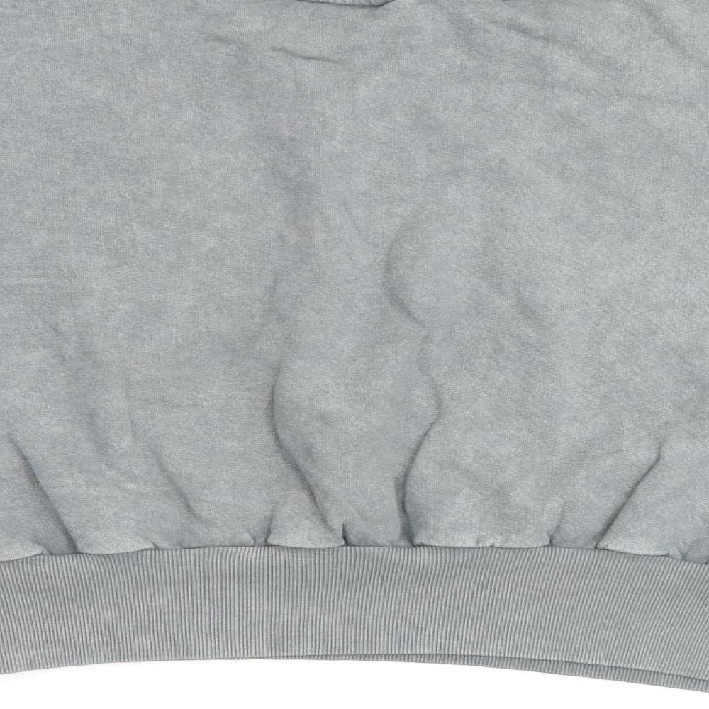 ASOS Womens Grey Cotton Pullover Sweatshirt Size 6 Pullover