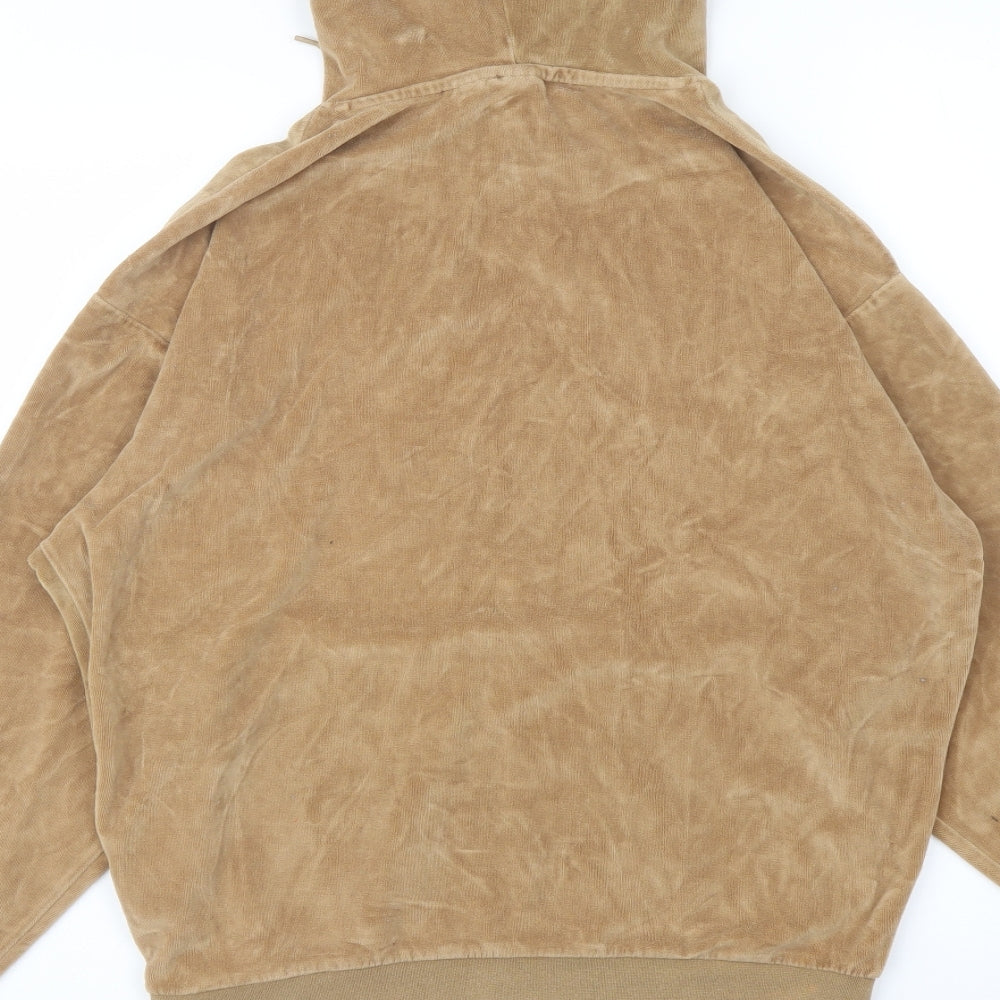 ASOS Womens Brown Polyester Pullover Hoodie Size 2XS Pullover