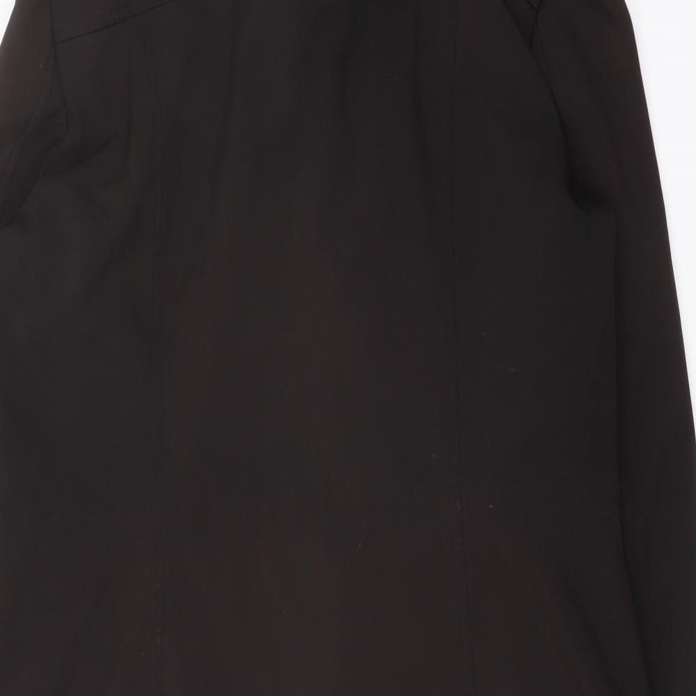 AJG Womens Black Jacket Coat Size M Zip