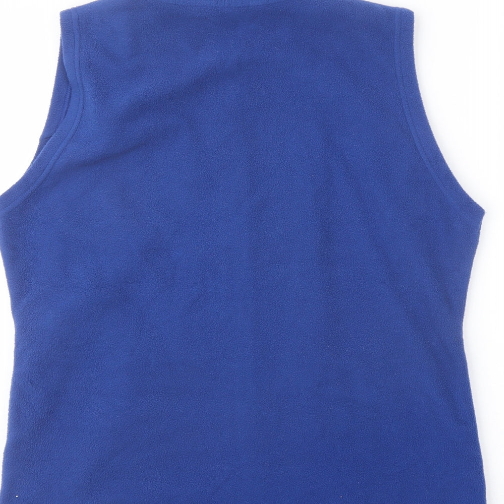 EWM Womens Blue Gilet Jacket Size 14 Zip