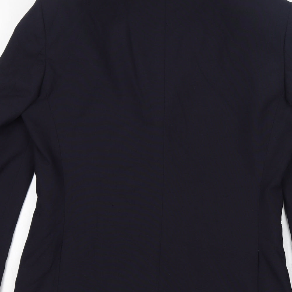 NEXT Mens Blue Polyacrylate Fibre Jacket Blazer Size 36 Regular