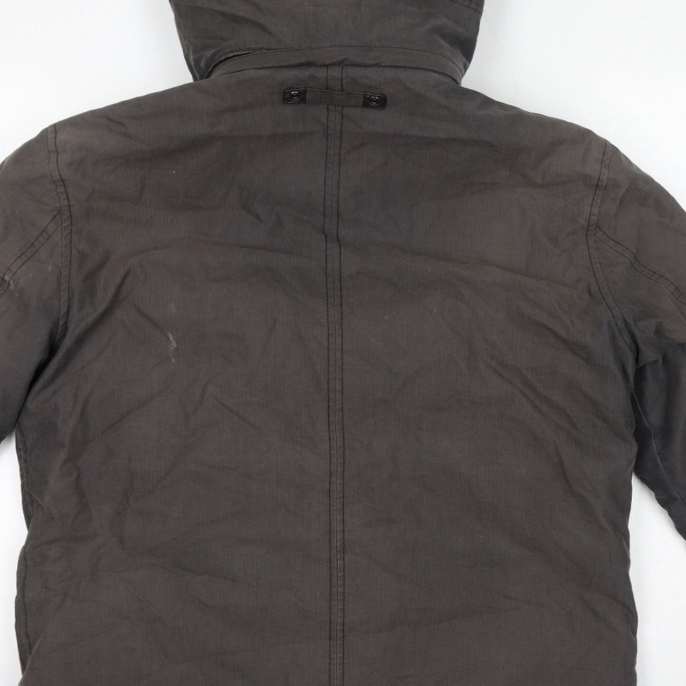 Quebramar Womens Brown Jacket Size S Zip - Unisex
