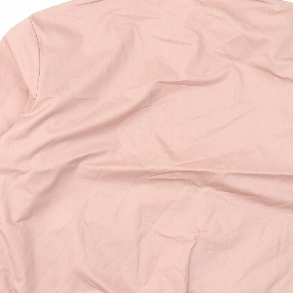 St Michael Womens Pink Jacket Size 12 Zip - Pockets