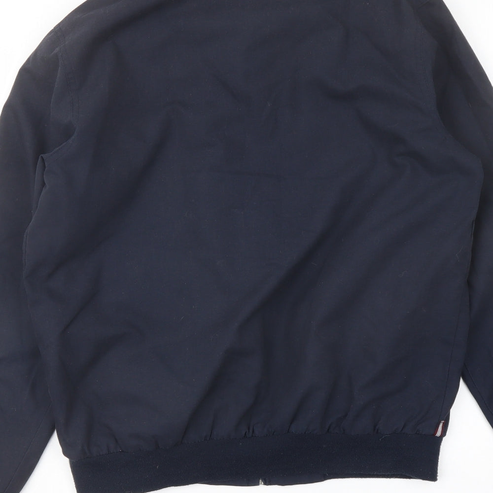 Tailored Saint Mens Blue Bomber Jacket Jacket Size S Zip