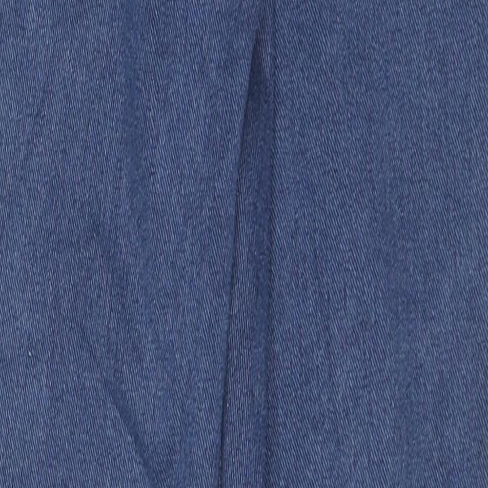 Marks & Spencer Womens Blue Cotton Jegging Jeans Size 6 L26 in Regular