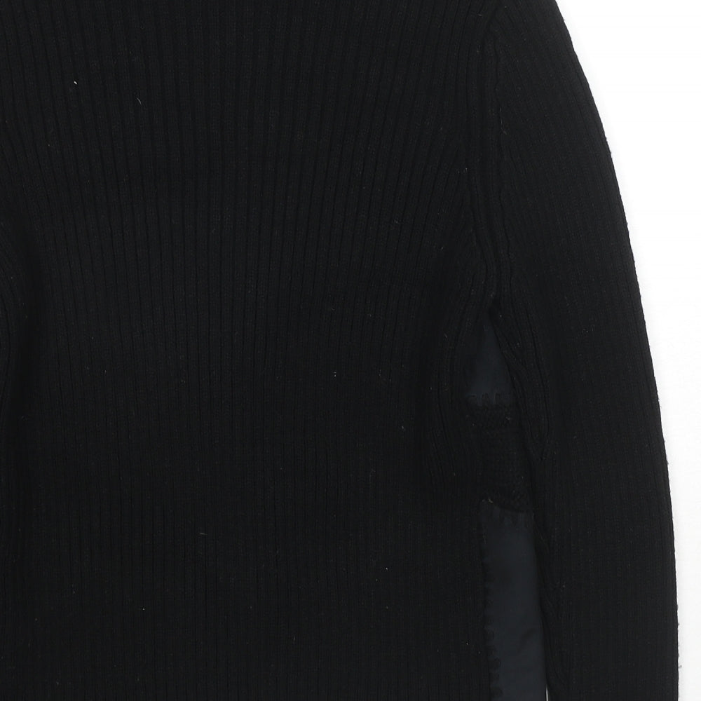 Diva Womens Black Jacket Coat Size M Zip - Size M/L