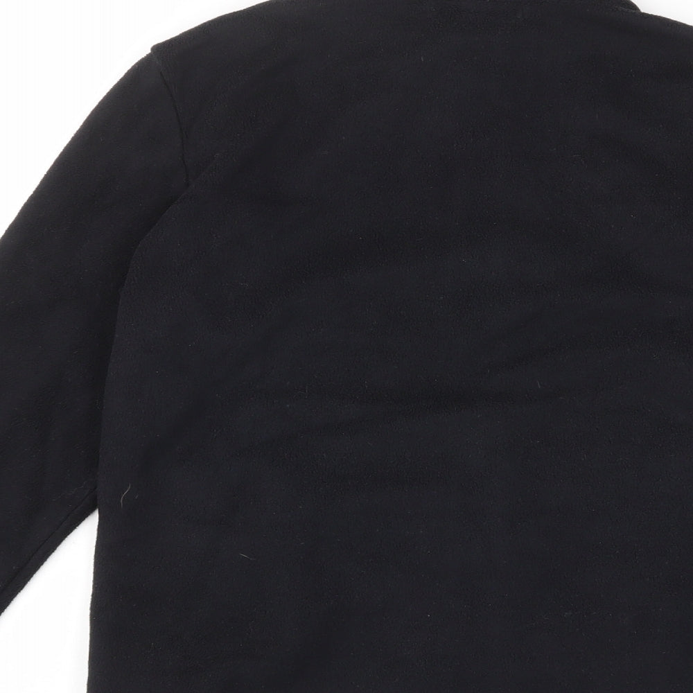 Marks & Spencer Womens Black Jacket Size 10 Zip - Zip Pockets