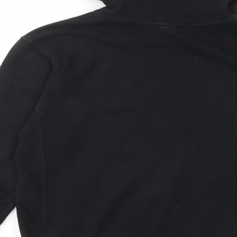 tpshop Womens Black Cotton Pullover Hoodie Size S Pullover - Pockets