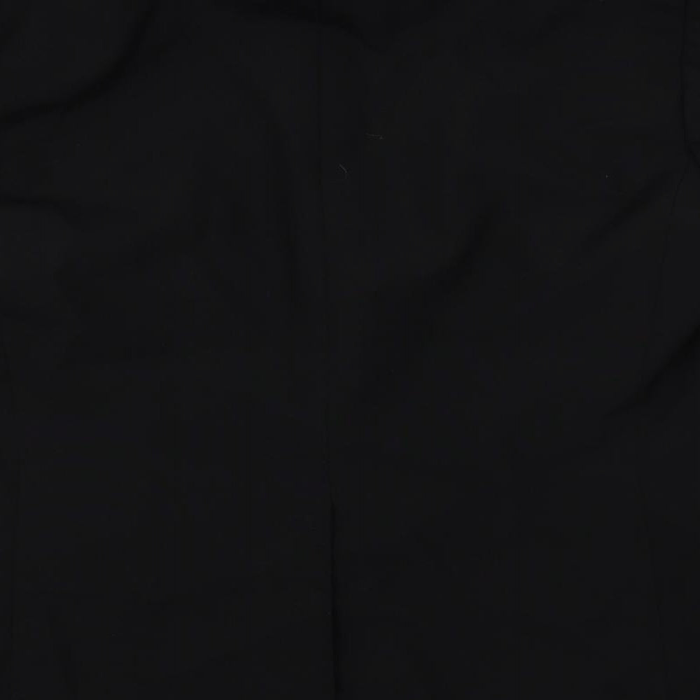Hornes Mens Black Polyester Tuxedo Suit Jacket Size 38 Regular