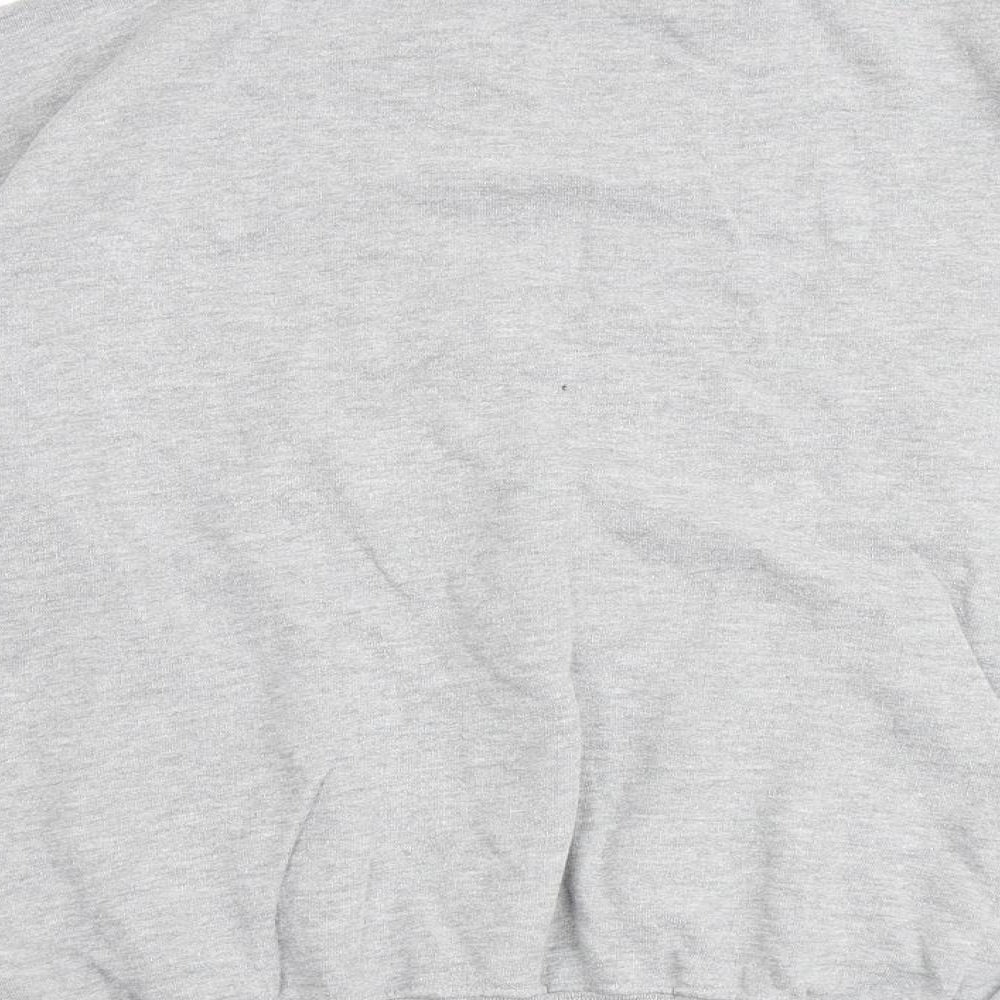Damart Womens Grey Cotton Pullover Sweatshirt Size 12 Pullover