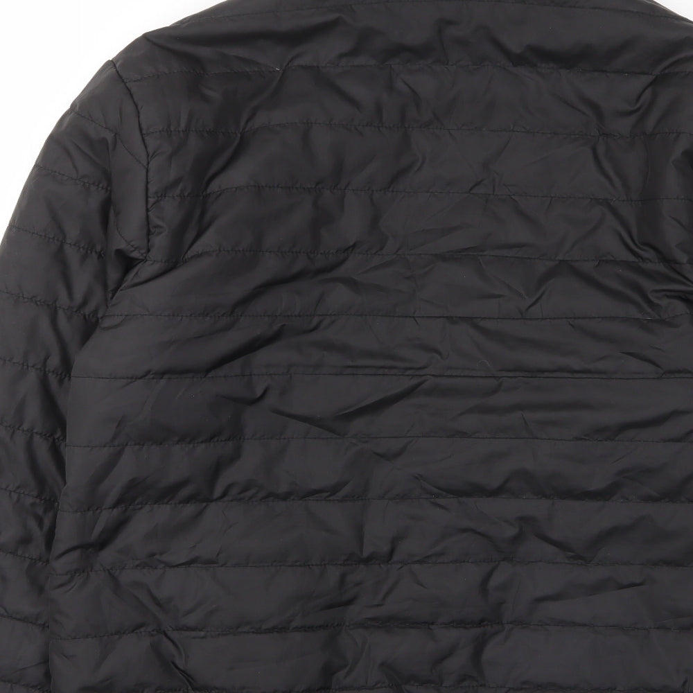 SWELL Womens Black Jacket Size 14 Zip - Zip Pocket