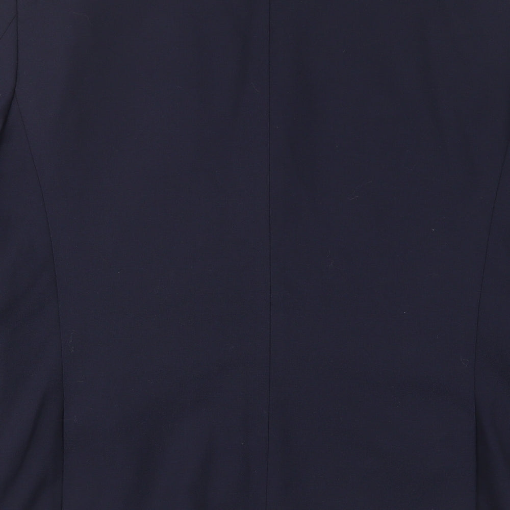 Harry Brown Mens Blue Wool Jacket Suit Jacket Size 42 Regular