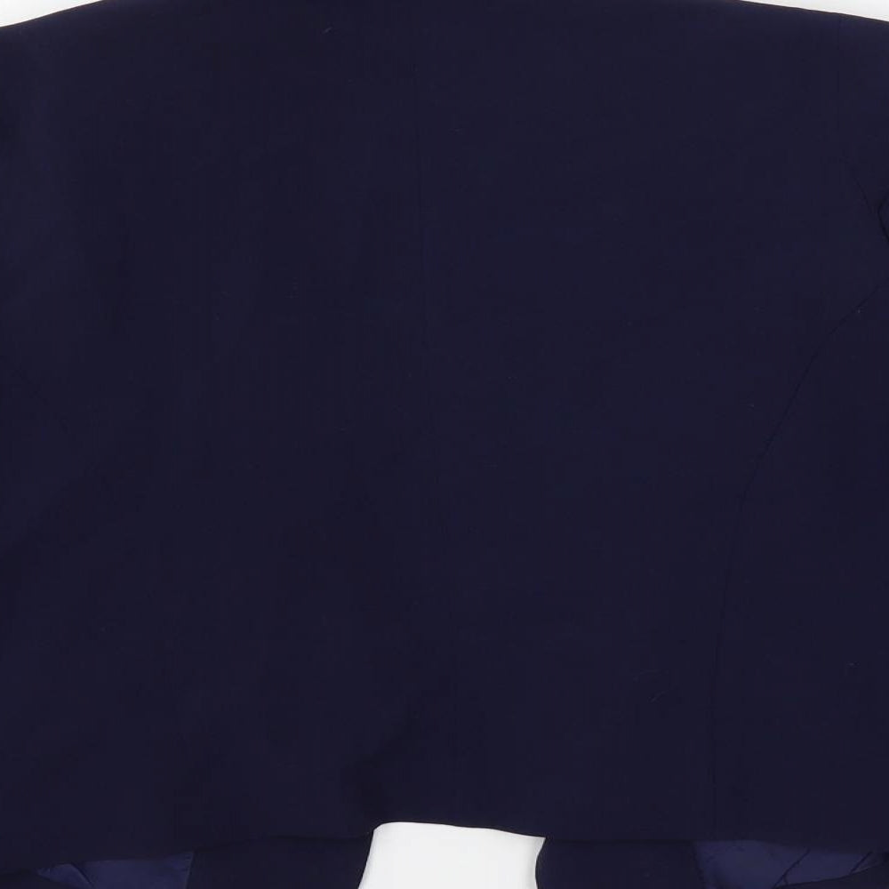 Delias Womens Blue Jacket Blazer Size L - Open