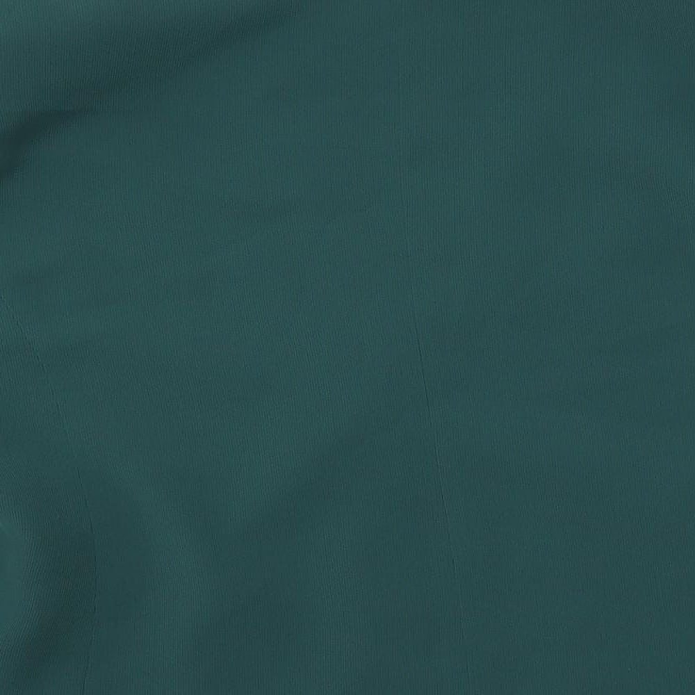 Un Jour Ailleurs Womens Green Jacket Blazer Size 20 Button
