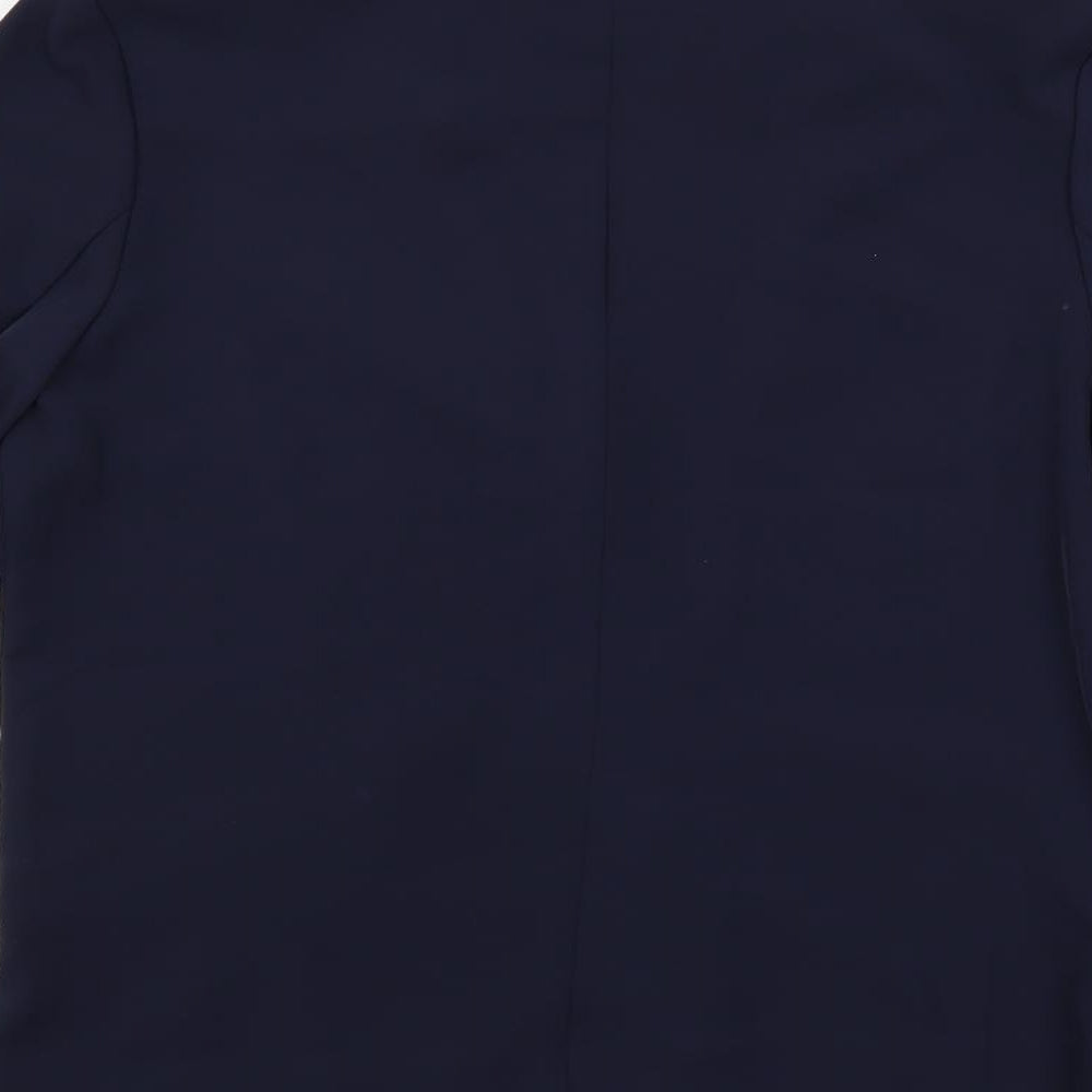 H&M Womens Blue Jacket Blazer Size 12 - Open