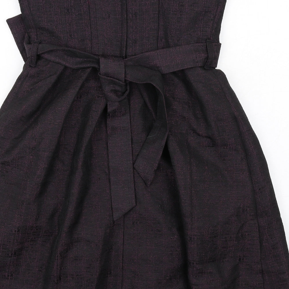 Next Womens Black Polyester Ball Gown Size 6 Sweetheart Zip