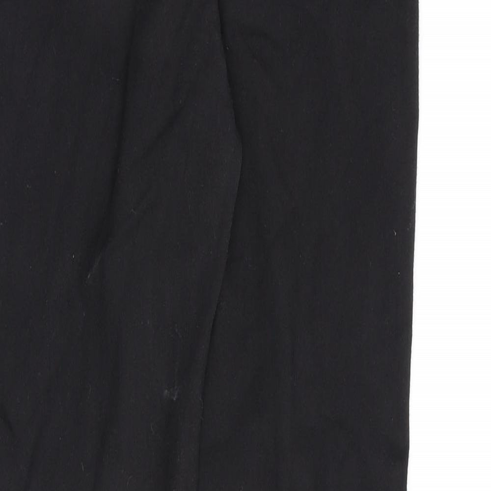 Marks & Spencer Womens Black Cotton Skinny Jeans Size 10 L28 in Regular Zip