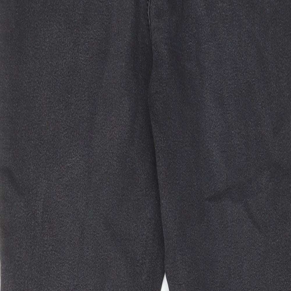 Marks & Spencer Womens Grey Cotton Jegging Jeans Size 30 in L26 in Regular - Elasticated Waist