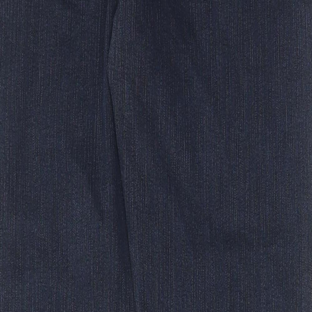 Country Casuals Womens Blue Cotton Jegging Jeans Size 12 L29 in Regular - Elasticated Waist