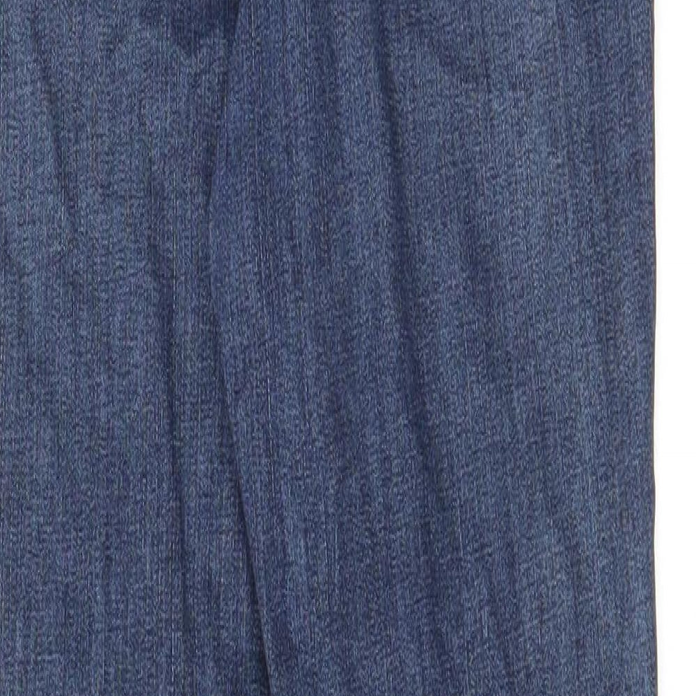 H&M Womens Blue Cotton Skinny Jeans Size 8 L29 in Regular - Pockets