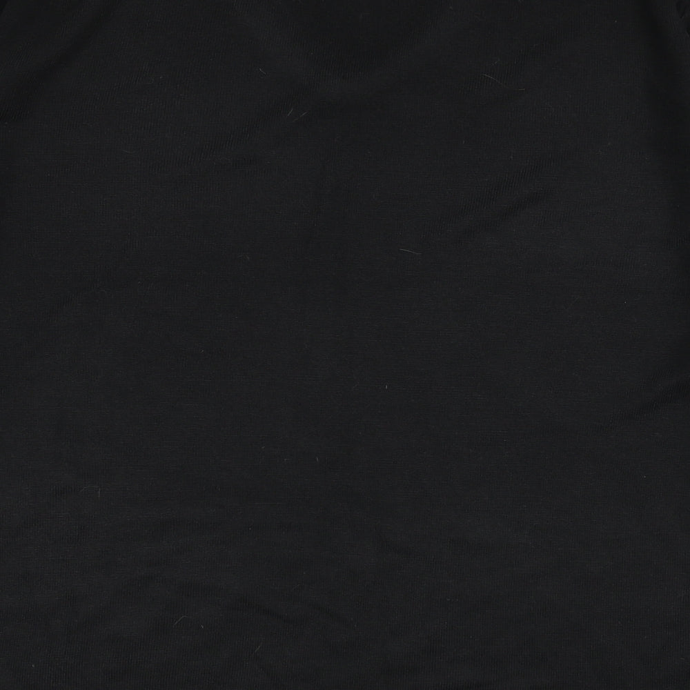 Marks & Spencer Mens Black V-Neck Acrylic Pullover Jumper Size L Long Sleeve