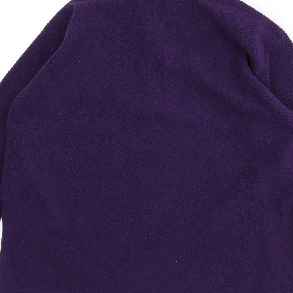 Freedom Trail Womens Purple Polyester Pullover Sweatshirt Size 4 Zip