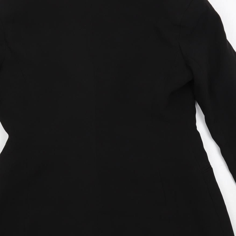 ASOS Womens Black Jacket Blazer Size 12 Button