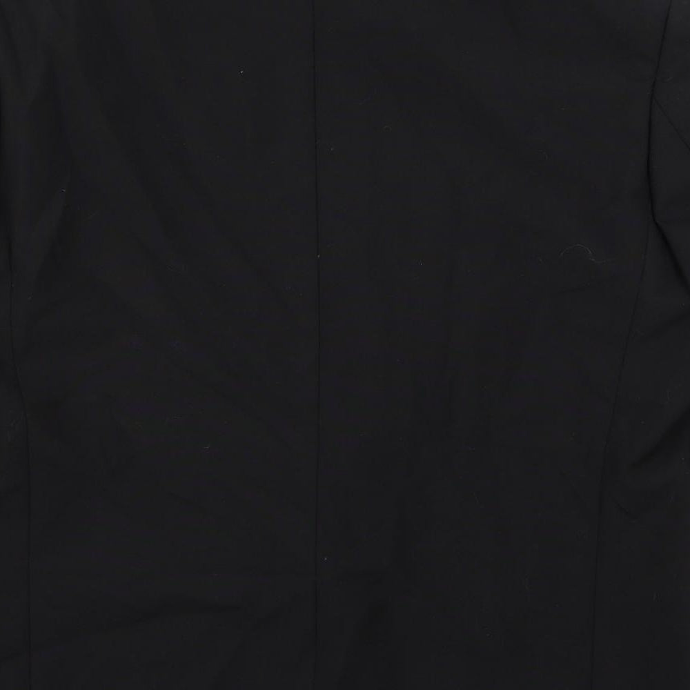 Scott & Taylor Mens Black Polyester Tuxedo Suit Jacket Size 42 Regular