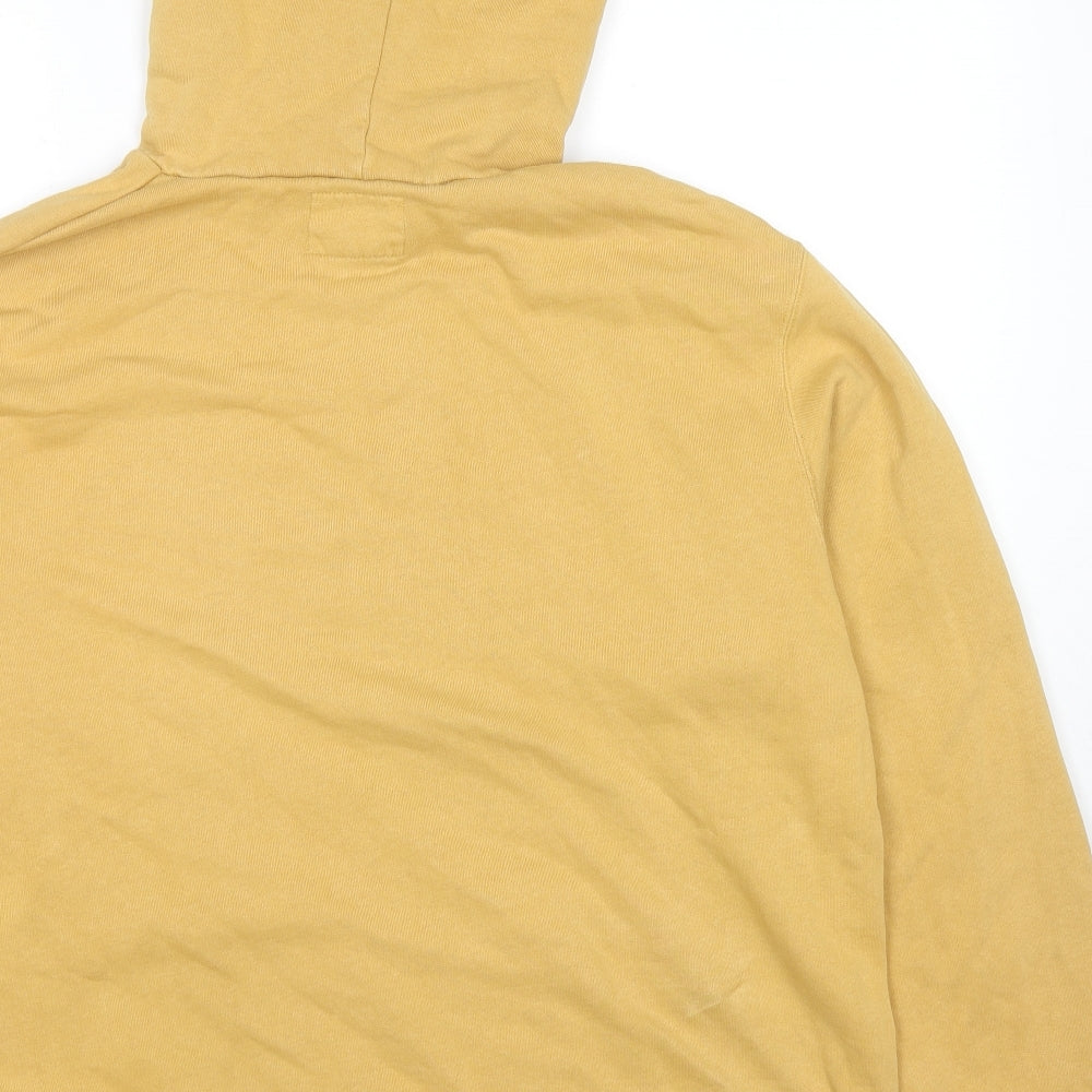 American Eagle Outfitters Mens Yellow Cotton Pullover Sweatshirt Size M - Logo