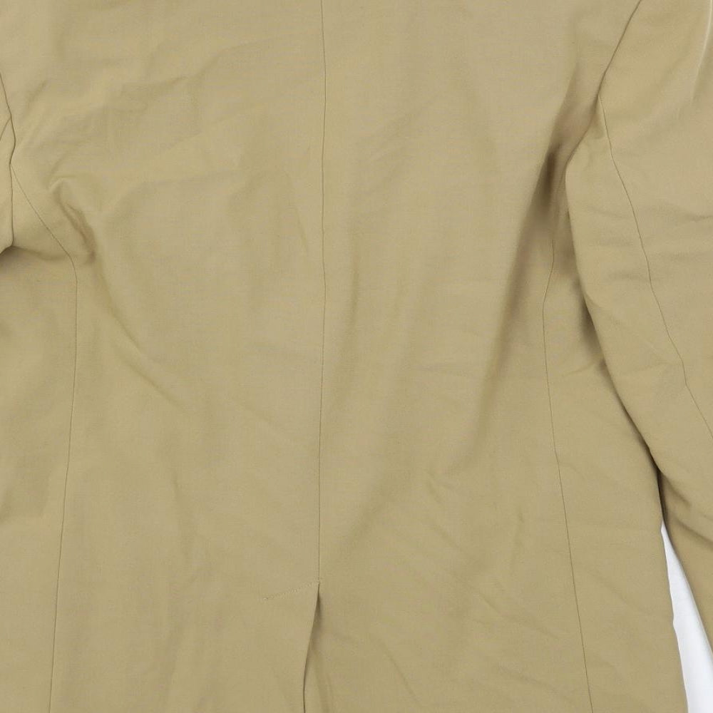 Marks & Spencer Womens Beige Jacket Blazer Size 8 Button