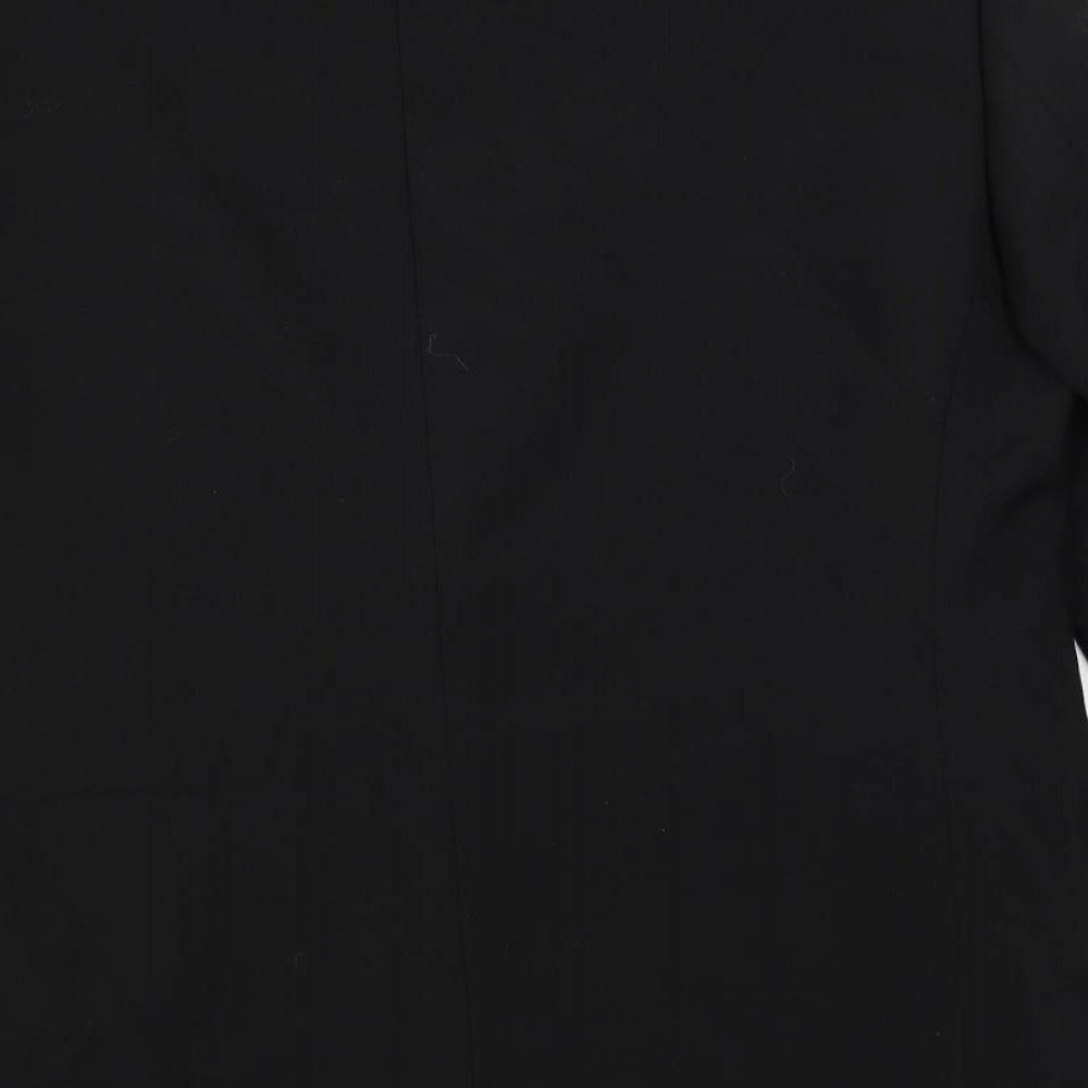 Marks & Spencer Mens Black Polyester Tuxedo Suit Jacket Size 40 Regular