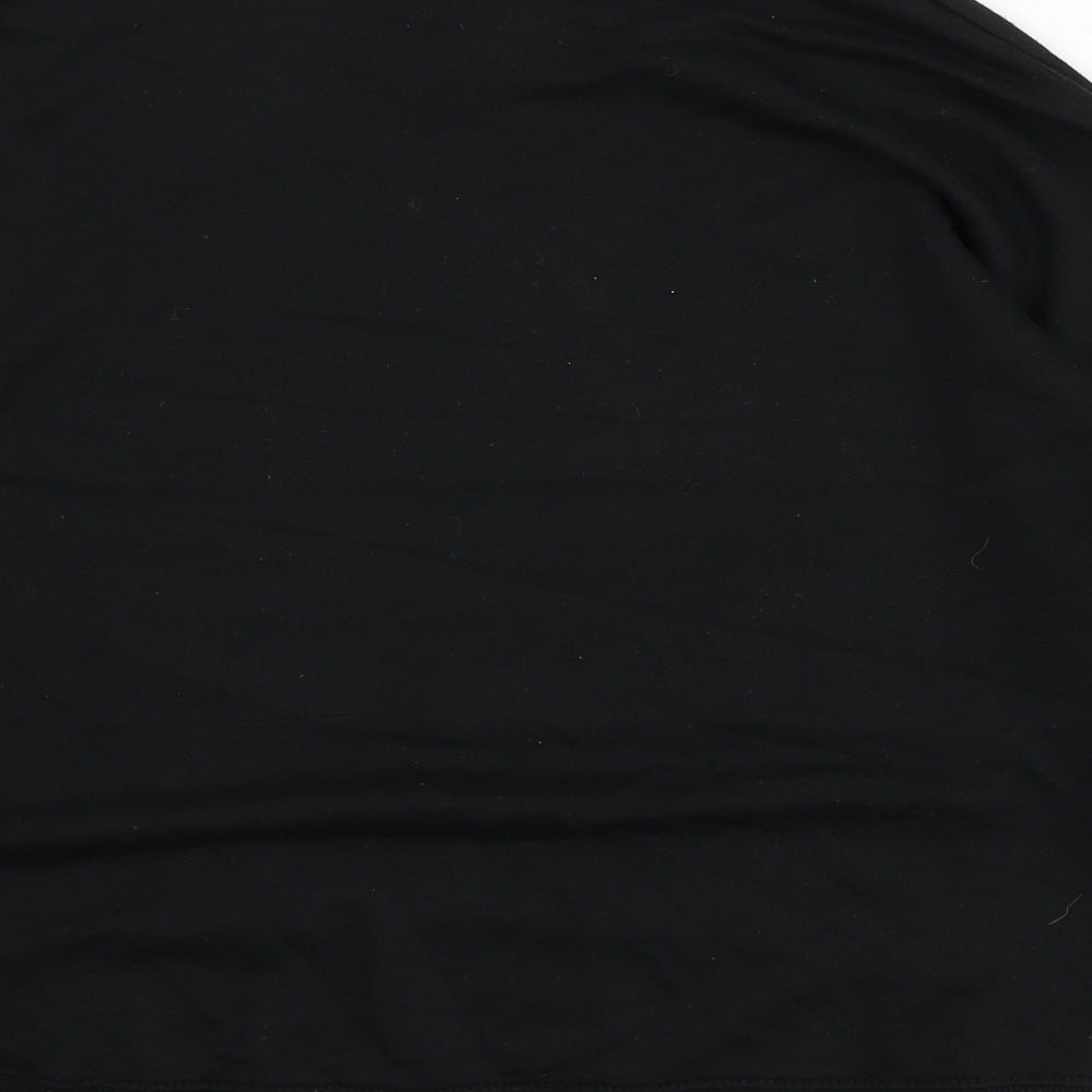 New Look Womens Black Polyester Pullover Sweatshirt Size 10 Pullover - L'Amour Paris