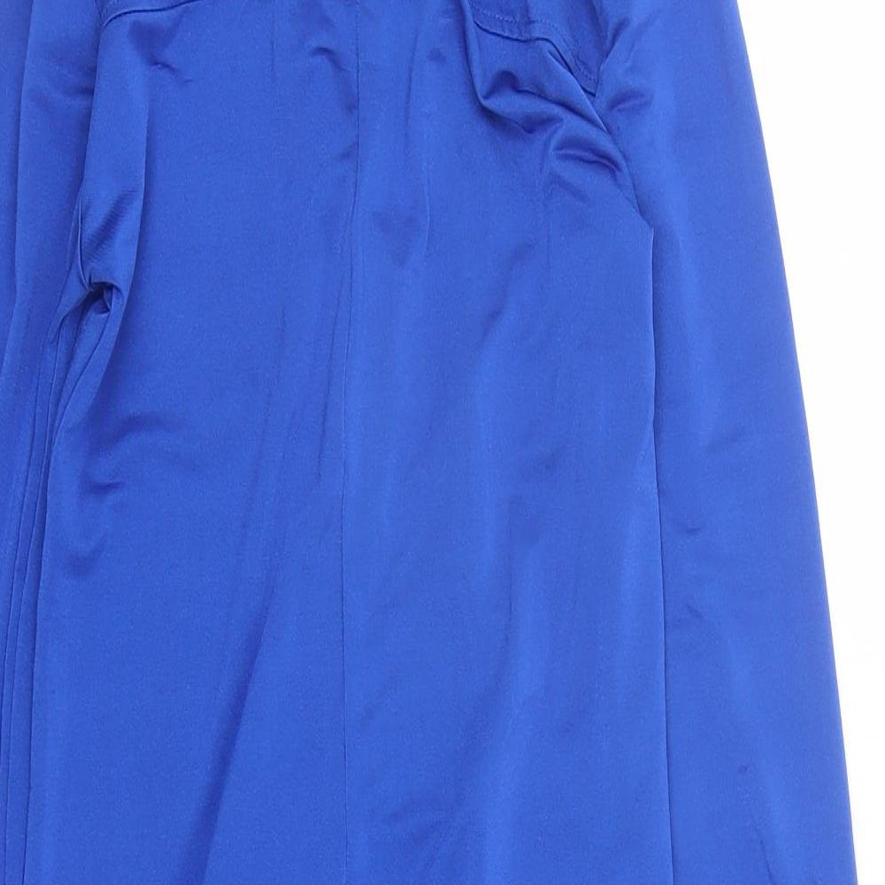 Urban Outfitters Womens Blue Polyester Shirt Dress Size XS Collared Button