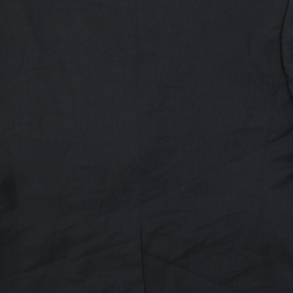 Marks & Spencer Mens Grey Polyester Jacket Suit Jacket Size 44 Regular