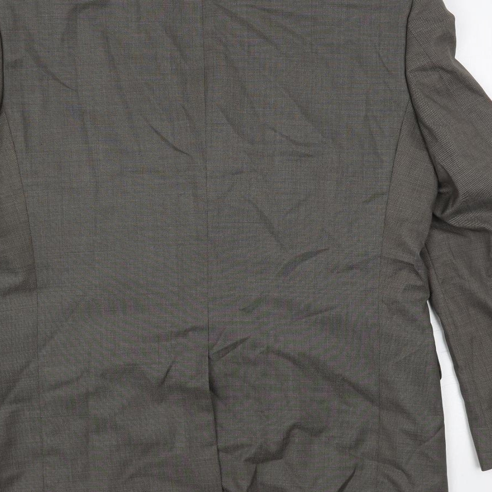 Marks & Spencer Mens Grey Wool Jacket Suit Jacket Size 40 Regular