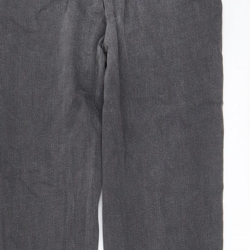 Warehouse Womens Grey Cotton Jegging Jeans Size 12 L28 in Regular