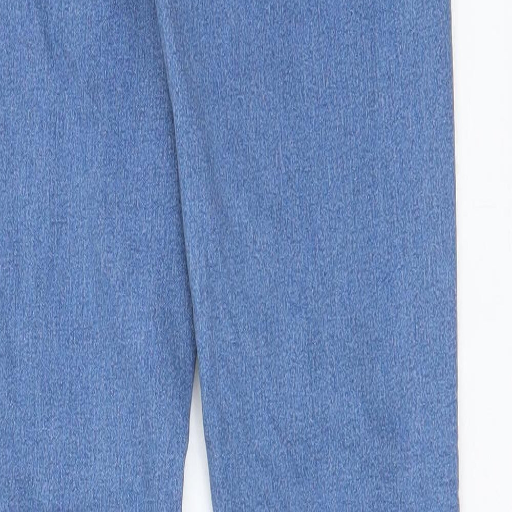 H&M Womens Blue Cotton Skinny Jeans Size 27 in L27 in Regular Zip - Pockets