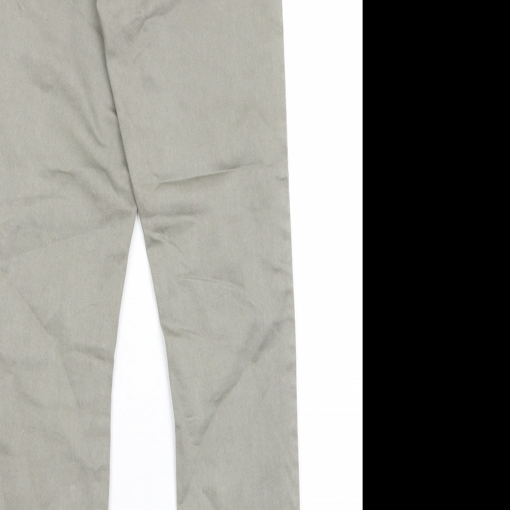 H&M Womens Green Cotton Skinny Jeans Size 27 in L30 in Regular Zip - Pockets, Belt Loops