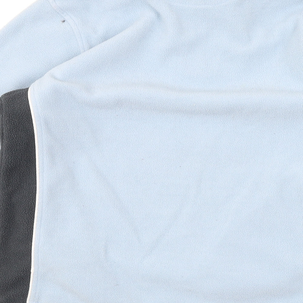 Rock Ice Womens Blue Polyester Pullover Sweatshirt Size 12 Zip