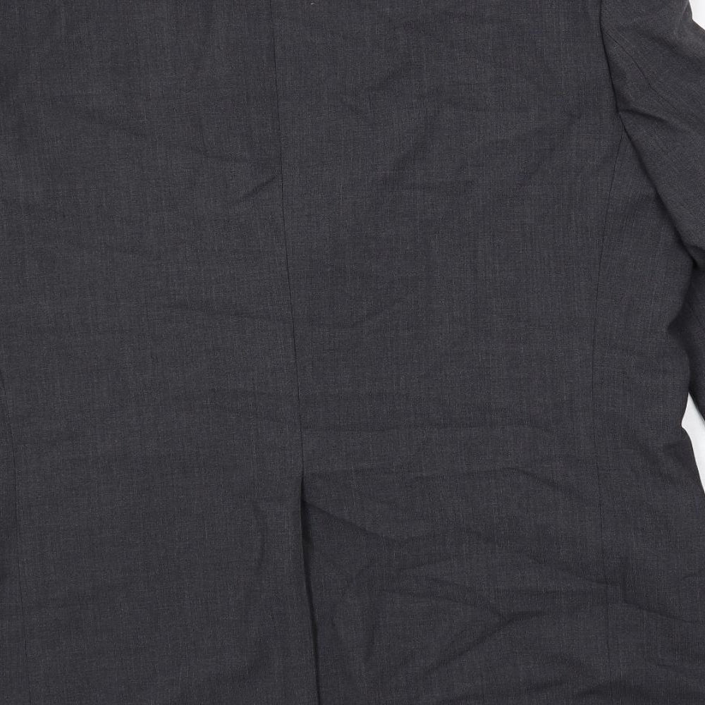 NEXT Mens Grey Wool Jacket Suit Jacket Size 44 Regular