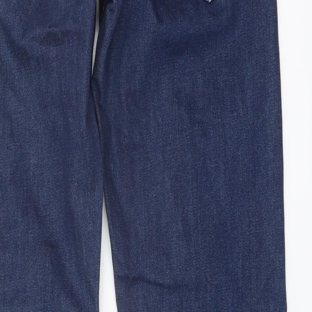 SCG Mens Blue Cotton Straight Jeans Size 30 in L30 in Regular Button