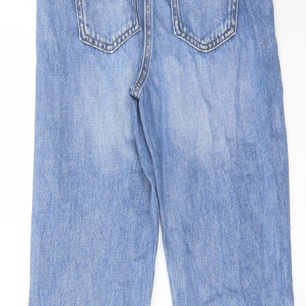 Next Boys Blue Cotton Tapered Jeans Size 9 Months Regular Pullover