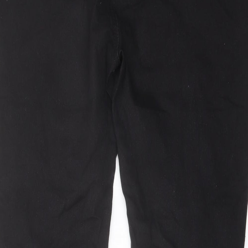 Studio Womens Black Cotton Skinny Jeans Size 18 L27 in Regular Button