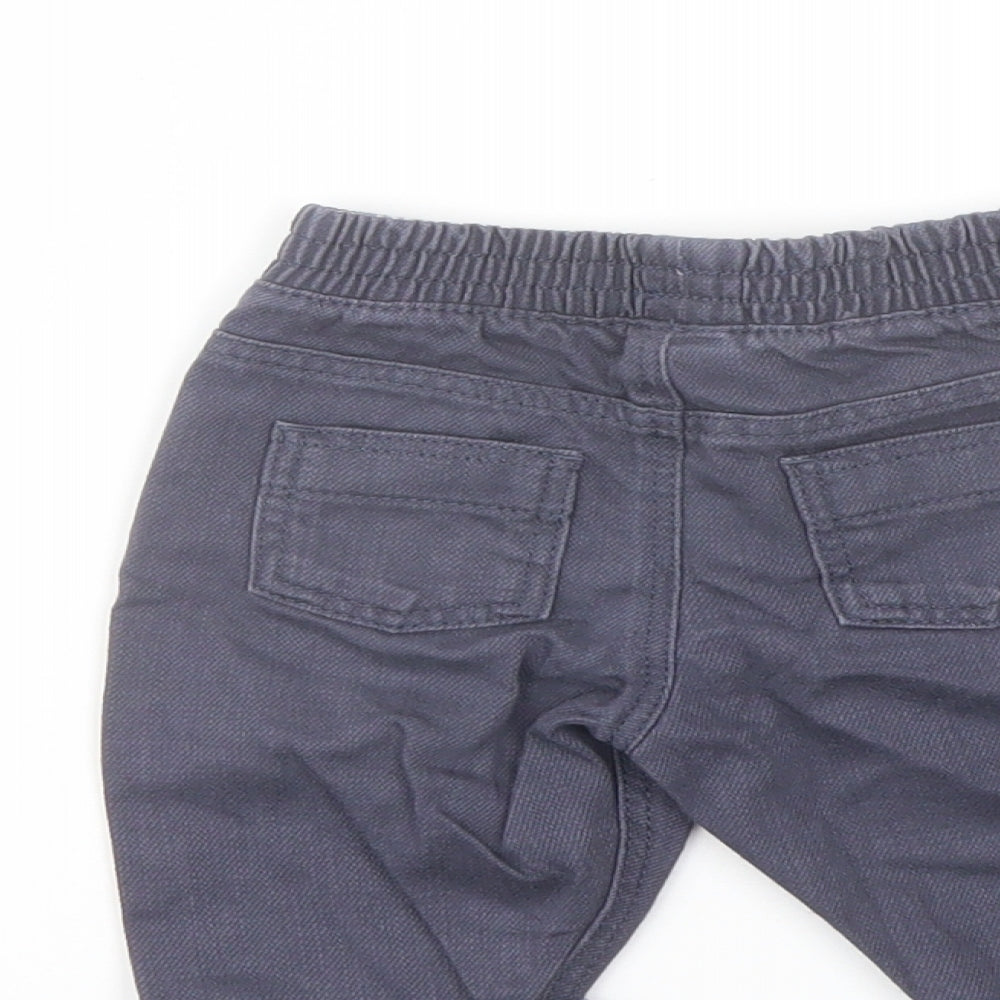 Marks & Spencer Boys Grey Cotton Cropped Jeans Size 3-6 Months Pullover