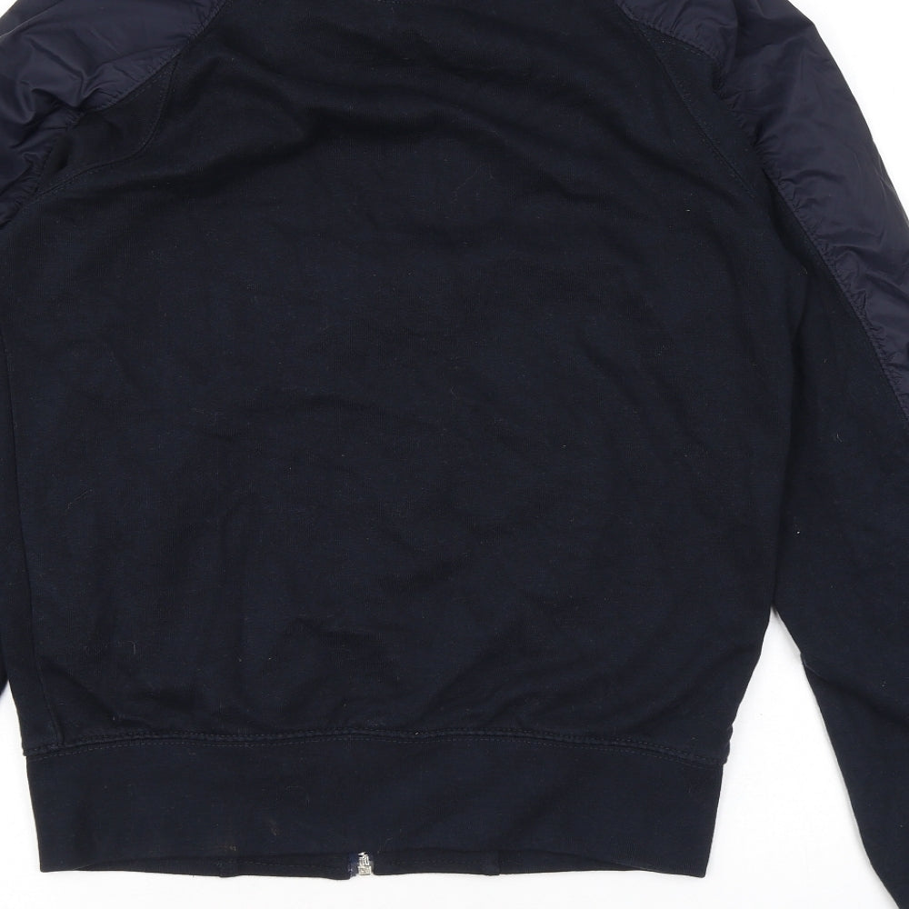 Zara Mens Black Bomber Jacket Jacket Size S Zip