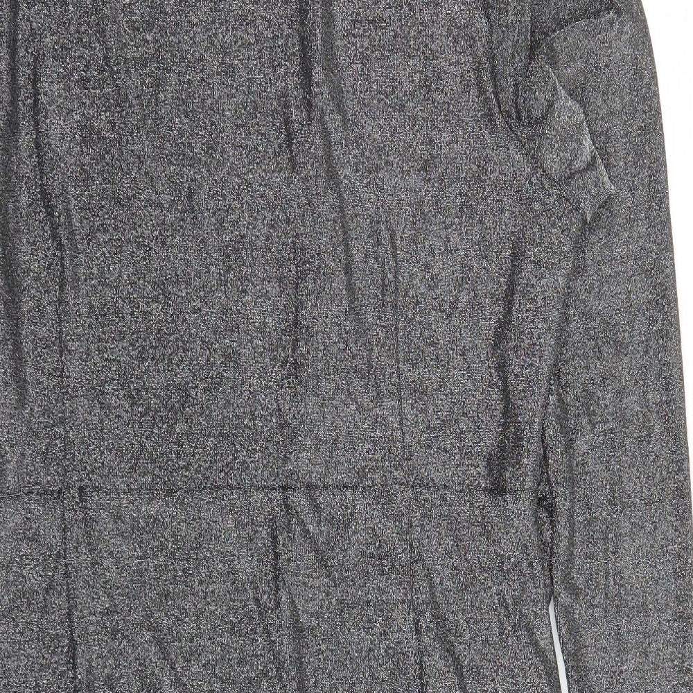 Marks & Spencer Womens Silver Polyamide A-Line Size 20 Round Neck Pullover