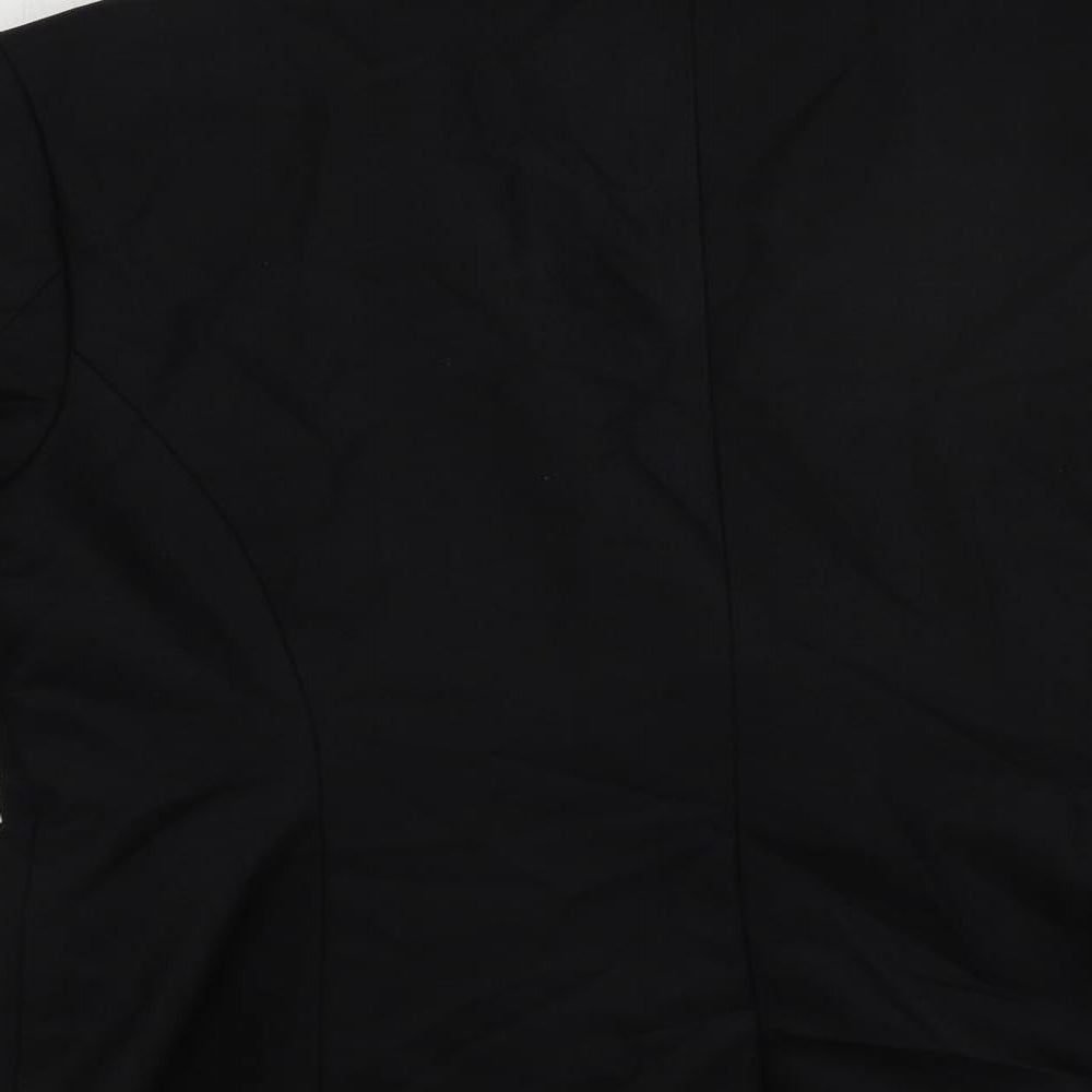 Limited Collection Womens Black Jacket Blazer Size 14 Snap